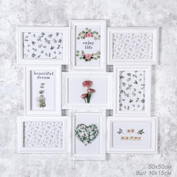 Фоторамка коллаж 51х51 / 342-8 /уп 12/9 фото