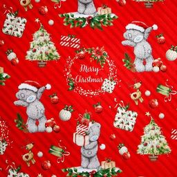 Цена за 10 шт. Бумага упаковочная глянцевая Весёлого Рождества!, Me To You, 70 х 100 см