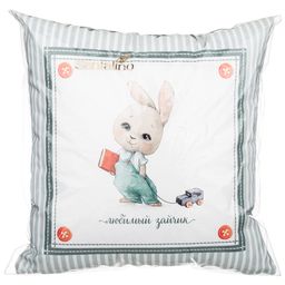 ПОДУШКА ЛЮБИМЫЙ ЗАЙЧИК 35Х35СМ, 100 - Lefard фото 2