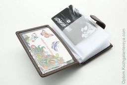 Женская кожаная визитница Sergio Valentini СВ 8030-010  фото 8