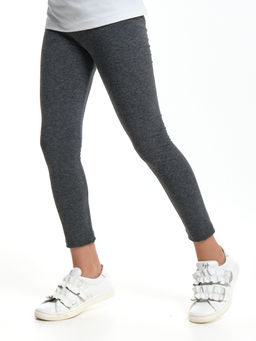 Бриджи лосины однотонные 22-7507 серый - Mini maxi фото 5