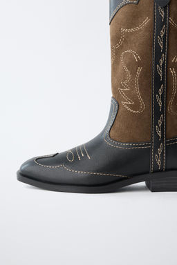 BOTA COW BOY / Negro - Zara фото 8