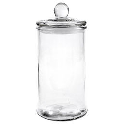 Банка стеклянная прижимная крышка "Цилиндр" 0,95л, д10см, h21см, в коробке (Китай)