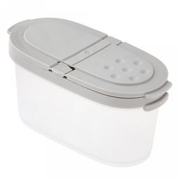 Контейнер для специй пластмассовый 120мл, 5х5х10,5см, смоки (Россия)