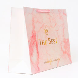 Пакет подарочный ламинированный The Best, XXL 61×46×20 см