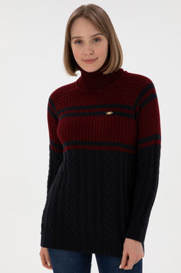 Женщина Бургундский свитер Неожиданная скидка в корзине - U.s. polo assn фото 3