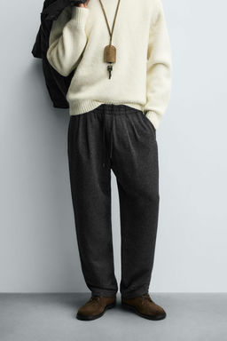 PLEATED TROUSERS WITH WOOL - Zara фото 2
