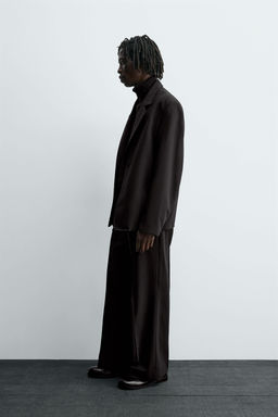 DETACHABLE LAPEL BLAZER SUIT - Zara фото 3