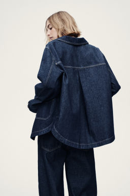 Chaqueta camisera en denim - H&m фото 10