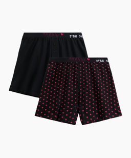 ATLANTIC 2GMB-011 Трусы боксеры So Happy - набор 2 шт. черный  фото 7