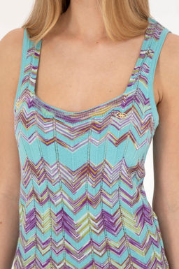 Женское мятное трикотажное платье - U.s. polo assn фото 14