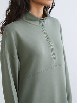 Dik Yaka Kad?n Sweatshirt Tunik