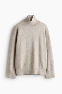 Jersey oversize con cuello perkins