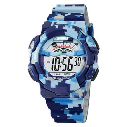 Часы наручные Skmei мужские электронные спортивные 2153blue-camo