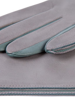 Перчатки женские ш/п F-IS0065 l.grey/greengrey - Eleganzza фото 4