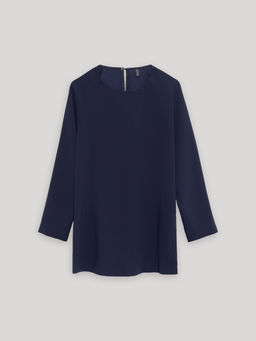 Однотонная блузка B2744/dundee - Emka фото 7