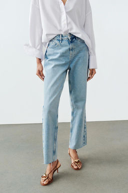 JEANS Z1975 HIGH-WAIST STRAIGHT - Zara фото 9