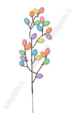 Пасхальный декор "Веточка с яйцами" 39 см (SF-7862) №2