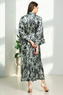 Длинный запашной халат Mia-Amore