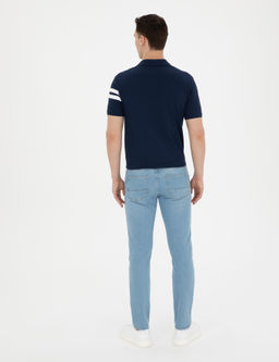 A__k Mavi Slim Fit Jean Pantolon