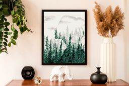 ФРЕЯ PNB/PM-054 Набор для раскрашивания по номерам 40 х 30 см Тень леса