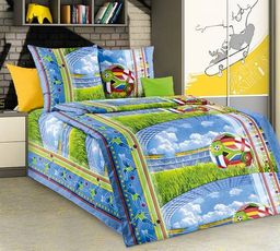 Детское белье - Бязь Матч (Арена) 1,5-спальный (молния) - Luteks фото 2