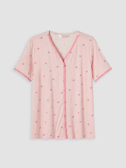V Yaka Hamile ?ortlu Pijama Tak?m?