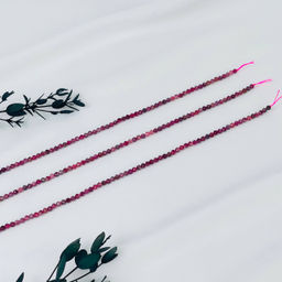 Бусины для украшений из розового Турмалина (114 бусин) 39 см