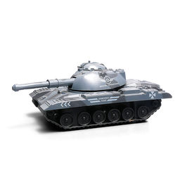 Машина "Военный автовоз" с танком р/у 27 MHz, в коробке