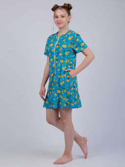 Халат "ХД-10" лисы, трикотаж