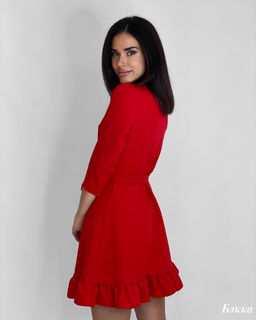 Платье Бэкка (красный) - Nadi bordo фото 4