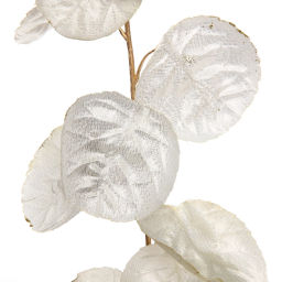 Цена за 2 шт. Искусственные цветы "FLOWERS GLAMOUR" 80см Ветка декоративная белая