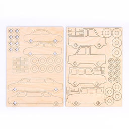 Сборная модель Автомобили - Лесная мастерская фото 3