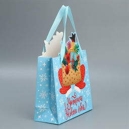 Пакет подарочный Уютного Нового Года, 25 30 10 см - Дарите счастье фото 2