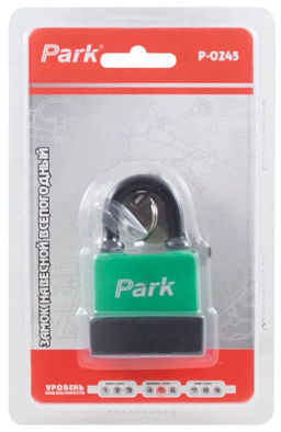 Замок навесной Park Р-0245 всепогодный 3 ключа 288112 - Скрап фото 3