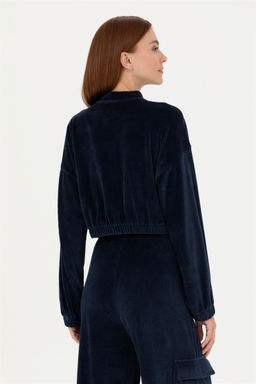 Женский темно-синий свитшот - U.s. polo assn фото 5