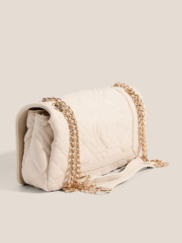 Женская сумка на плечо LOVE MOSCHINO QUILTED BAG Артикул 4561341, молочно-белый  фото 3