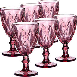 60433 Набор бокалов 340 мл 6 шт розовый LR (х4) - Mayer&boch фото 2