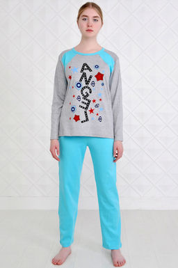 Арт. 4508 Пижама с брюками 48-58 (6 шт) Цвет:ассорти