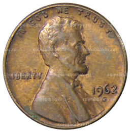 1 цент 1962 года D США