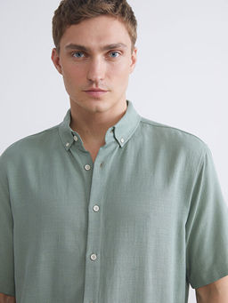 Regular Fit K?sa Kollu Erkek G?mlek