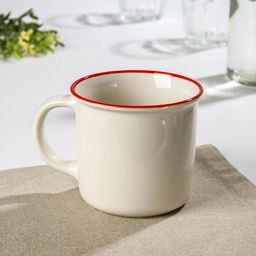 Кружка фарфоровая Доляна 14 февраля. Сердце, 370 мл, цвет белый  фото 3