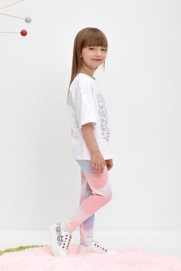 КР 4074/разноцветный спрей к461 бриджи для дев - Crockid фото 5