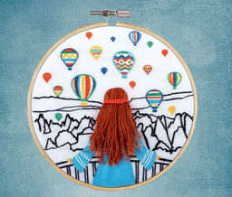 Набор для вышивания PANNA Живая картина JK-2348 Увидеть Каппадокию 15.5 х 15.5 см