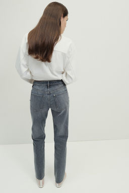 Slim Straight High Jeans - H&m фото 3