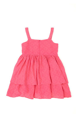 Фиолетовое тканое платье для девочки - U.s. polo assn фото 2