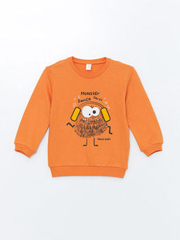Bisiklet Yaka Uzun Kollu Erkek Bebek Sweatshirt ve E?ofman Alt 2li Tak?m - Waikiki фото 2