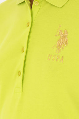 Женская базовая футболка фисташкового цвета Неожиданная скидка в корзине - U.s. polo assn фото 7