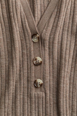 MAMA Top en punto de canale con escote en V - H&m фото 5