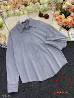 Женская вельветовая рубашка - Bruno фото 3